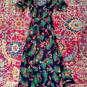 Tropical Maxi Dress